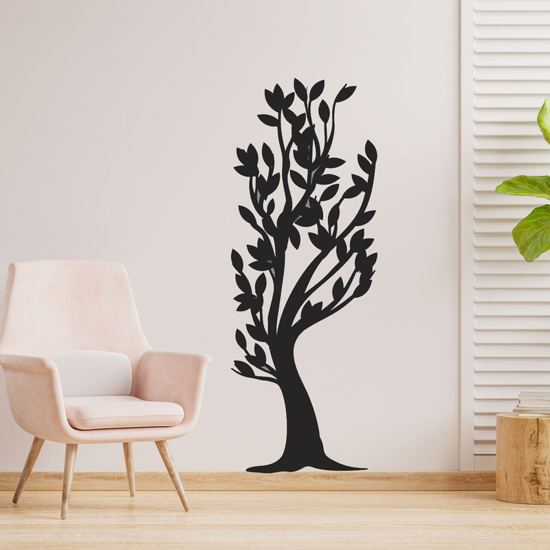 دیوارکوب طرح درخت و برگ مدل A1195-3012