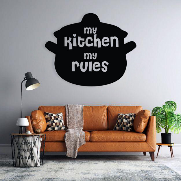 استیکر دیواری طرح قابلمه و آشپزخانه 