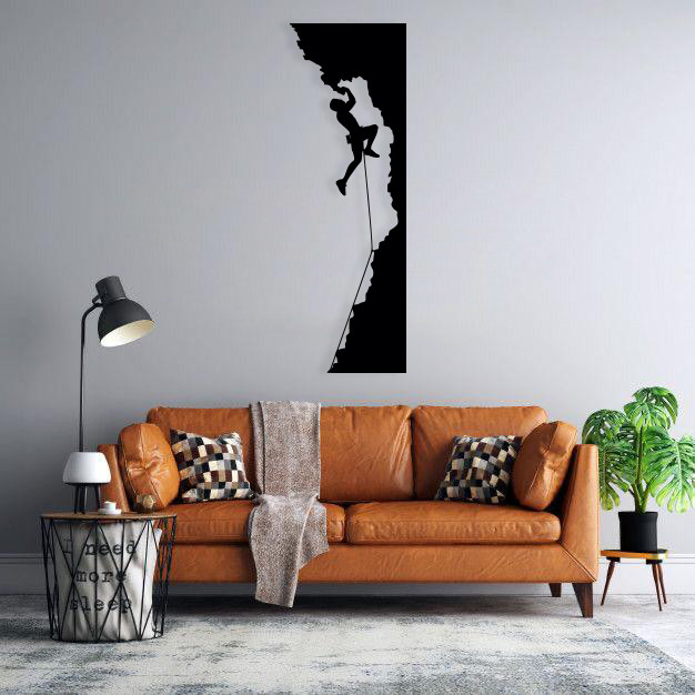 استیکر دیواری طرح کوهنوردی 