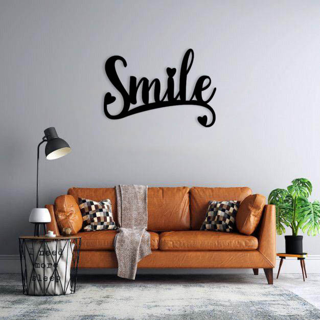 استیکر دیواری طرح smile