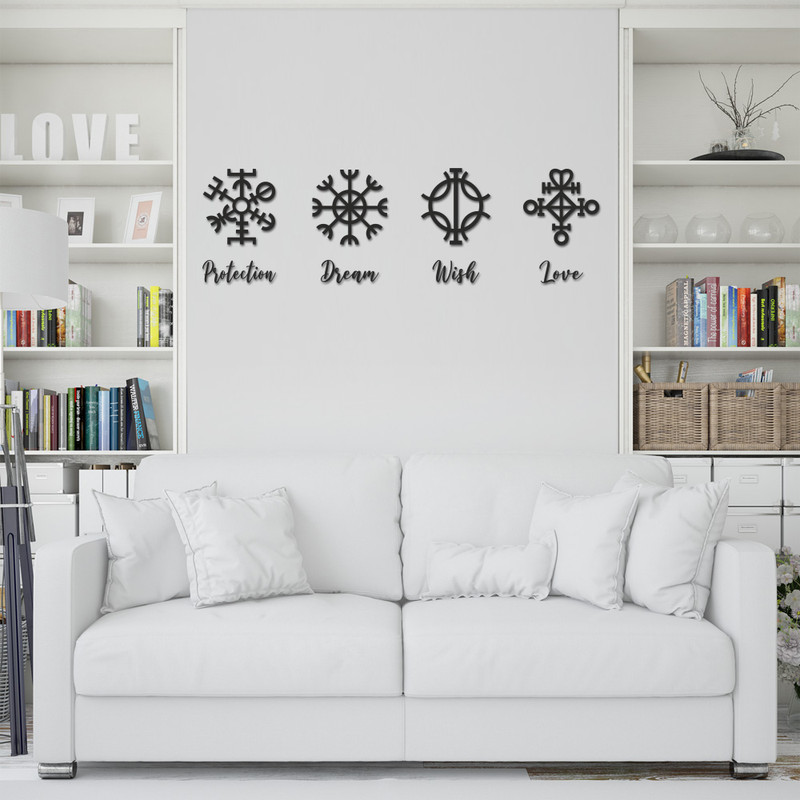 استیکر چوبی مدل عناصر مجموعه ۸ عددی