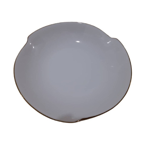 بشقاب خورش خوری شرکت صنایع چینی تقدیس مدل خط طلا بسته 6 عددی