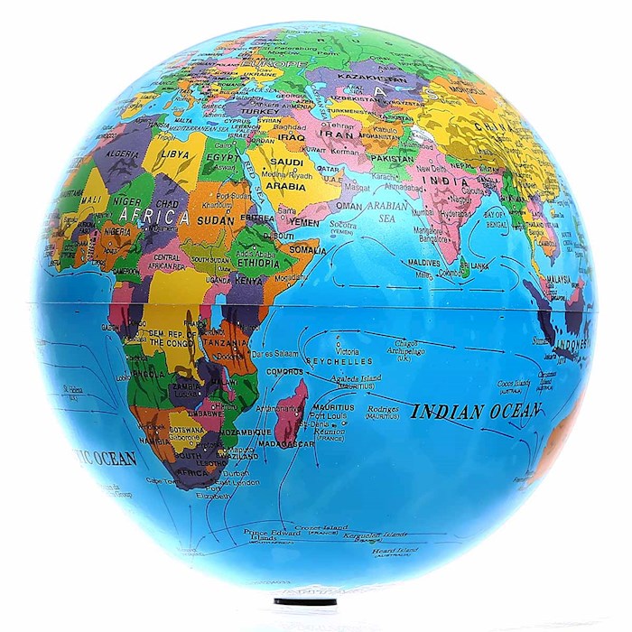 ماکت دکوری مدل  کره زمین چرخان