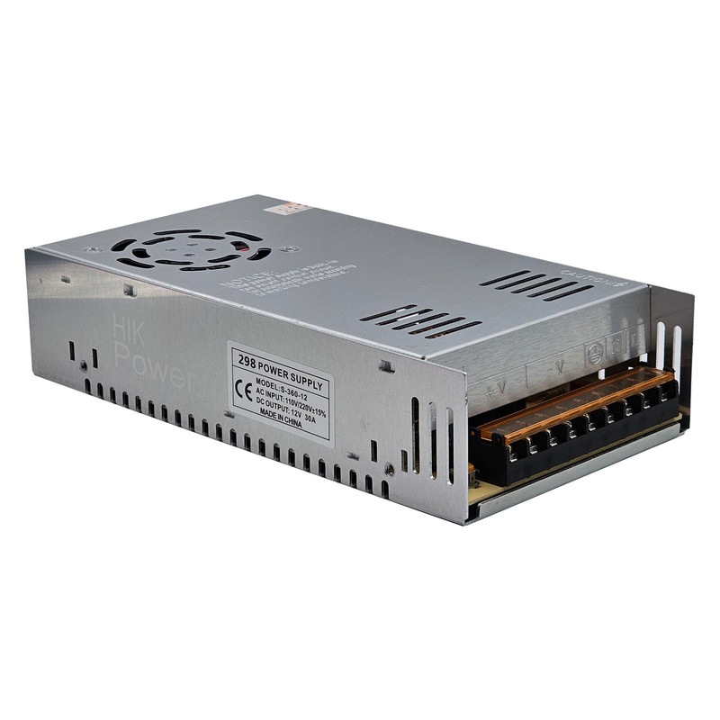 منبع تغذیه 12 ولت 30 آمپر هایک پاور مدل S-360-12