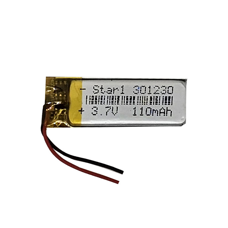 باتری لیتیوم یون استاروان مدل 301230 ظرفیت 110 میلی آمپر ساعت