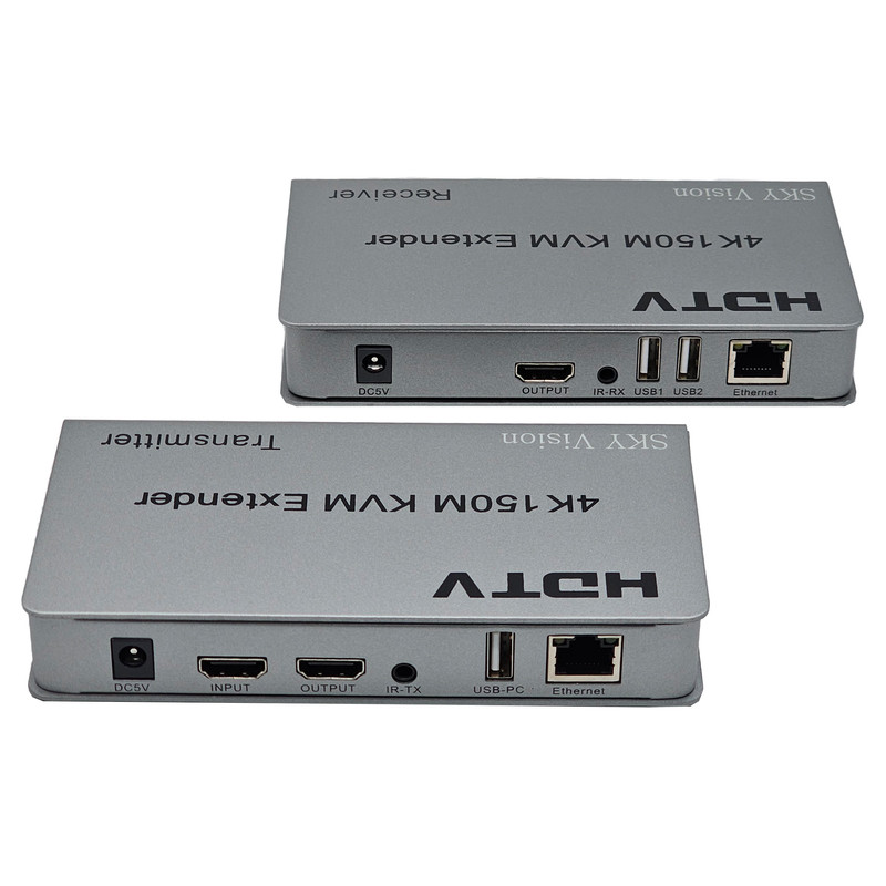 اکستندر HDMI تحت شبکه اسکای ویژن مدل 150m 4k kvm