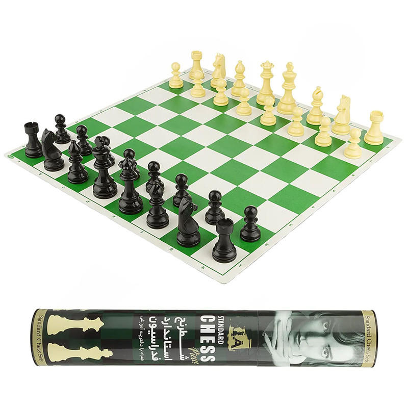 شطرنج مدل استاندارد مسابقات کد K 2025 به همراه کیف