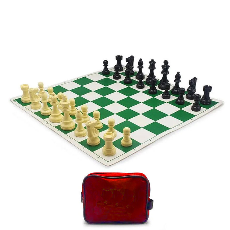 شطرنج مدل فدراسیونی استاندارد کد KN NEW به همراه کیف 