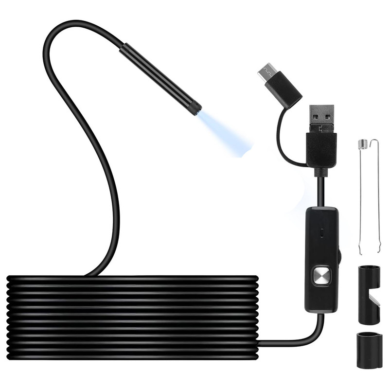 دوربین شلنگی مدل ضدآب 10M LED HW NEW 2024