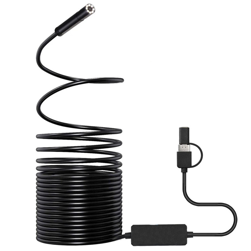 دوربین شلنگی مدل اتوفوکوس فنری منعطف 10M 5MP 360 NEW