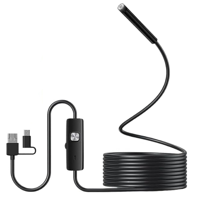 دوربین شیلنگی مدل فلزی شکل پذیر کد 10M HD