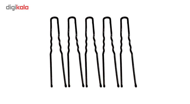 سنجاق مویی جعبه نارنجی مدل شینیون کنگره دار بسته 500 گرمی