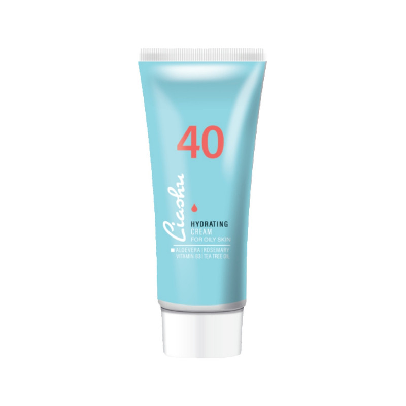 کرم آبرسان لیاشو مدل شماره 40 مناسب پوست چرب حجم 75 میلی لیتر