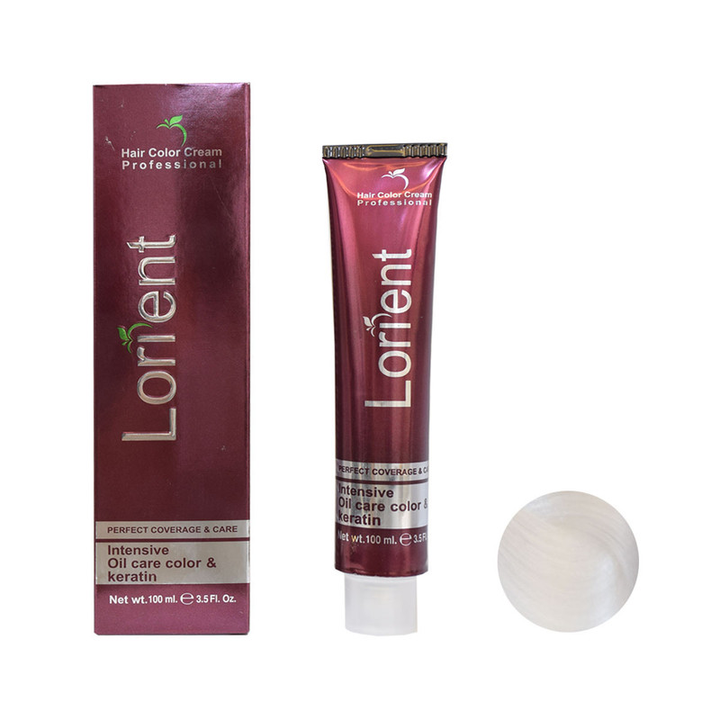 رنگ مو لورینت شماره 90.000 حجم 100 میلی لیتر رنگ سوپر یخی