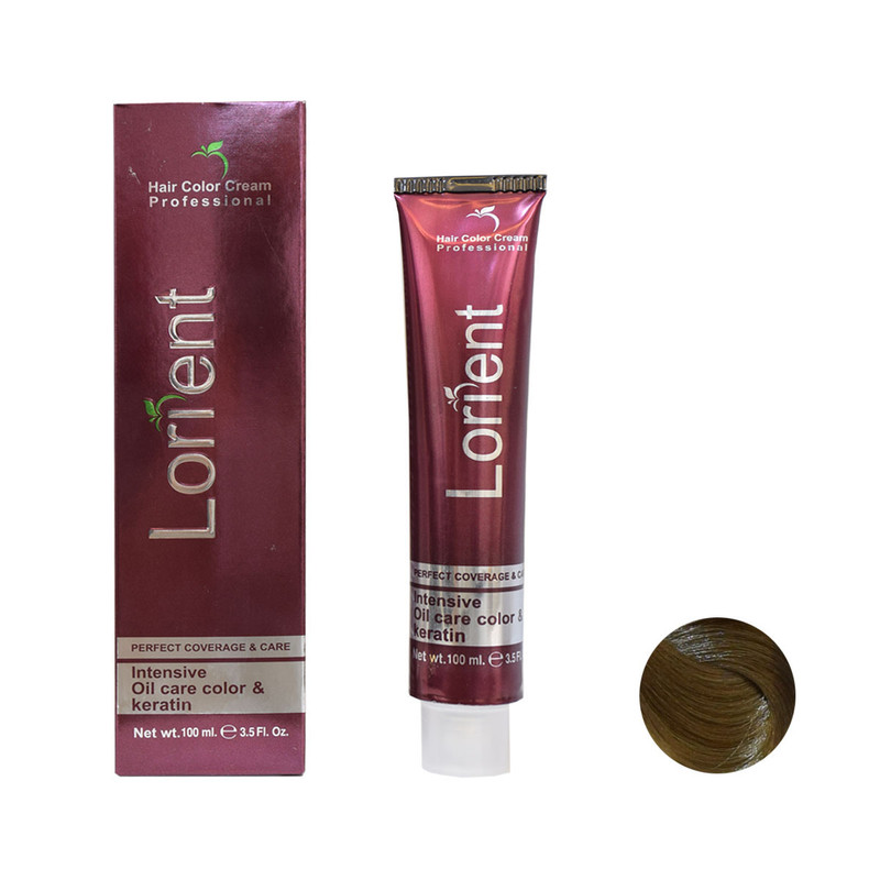 رنگ مو لورینت شماره M7 حجم 100 میلی لیتر رنگ بلوند زیتونی روشن