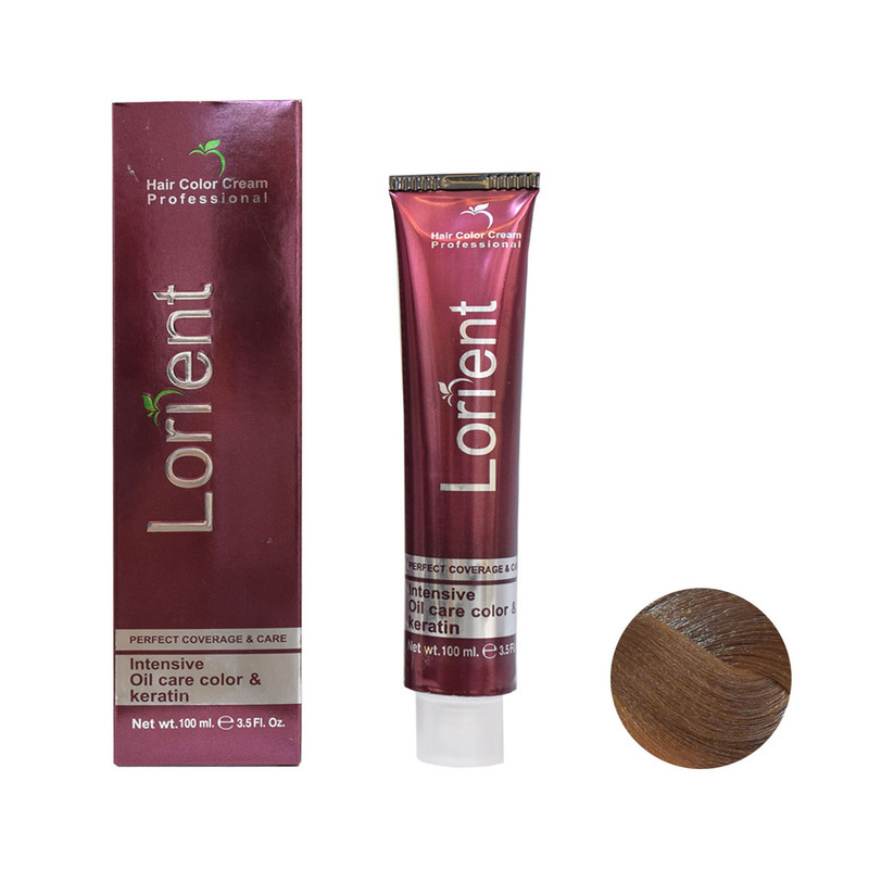 رنگ مو لورینت شماره W4 حجم 100 میلی لیتر رنگ قهوه ای شکلاتی روشن