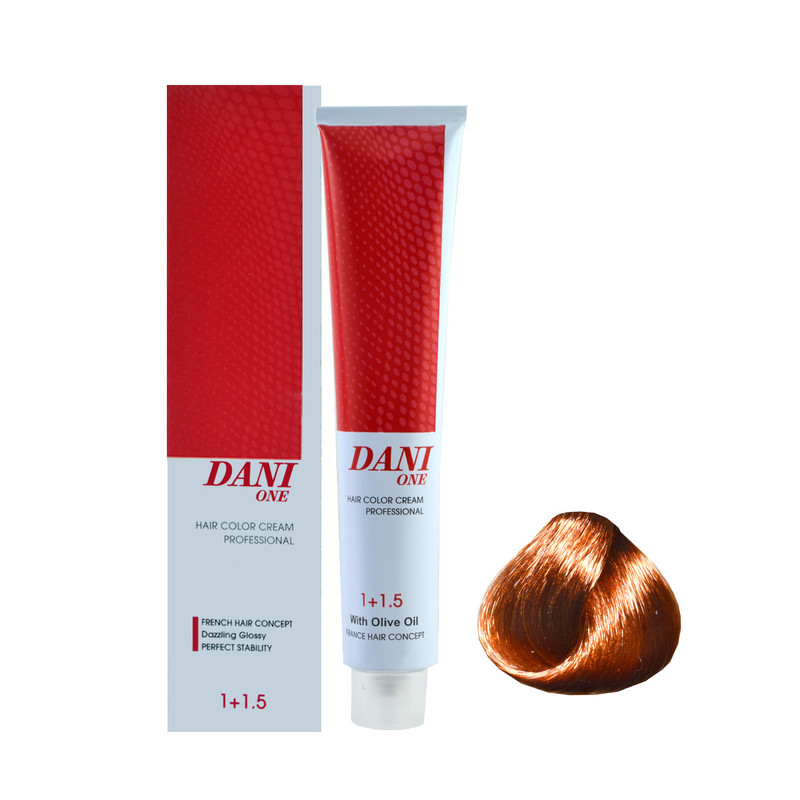 رنگ مو دنی وان شماره 6.40 حجم 100 میلی لیتر رنگ مسی روشن