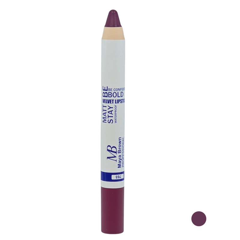 رژ لب مدادی مایا براون مدل 703