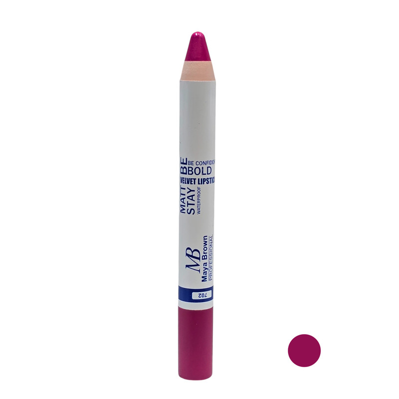 رژ لب مدادی مایا براون مدل 702