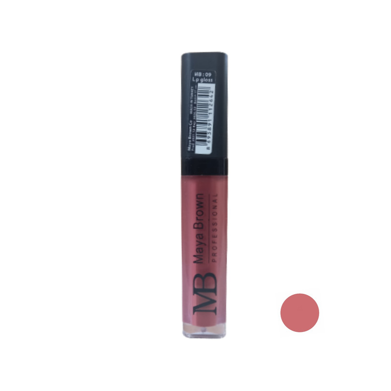 رژ لب مایع مایا براون مدل پروفشنال شماره 09