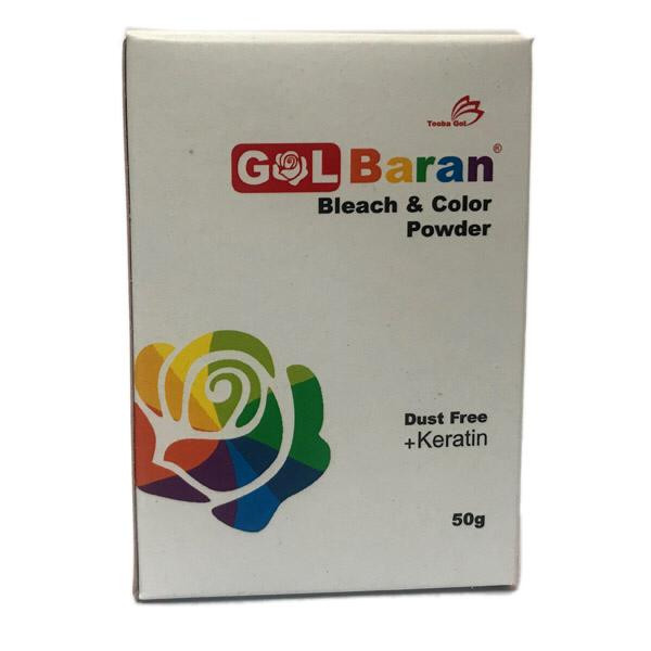 پودر دکلره رنگی گلباران مدل 04 وزن 50 گرم رنگ مسی