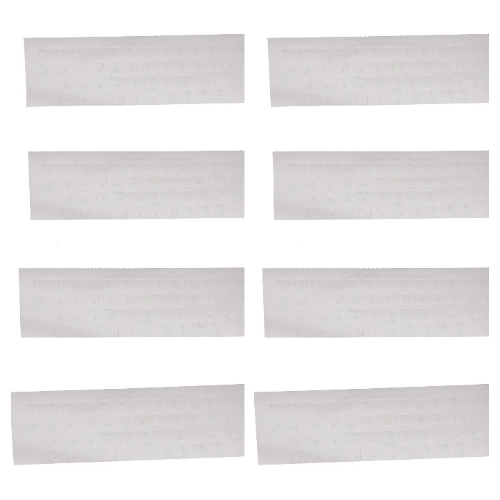 برچسب حروف فارسی کیبورد مدل hz بسته 8 عددی