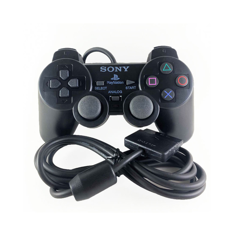 دسته بازی پلی استیشن 2 مدل سیم ابریشمی کد 2025