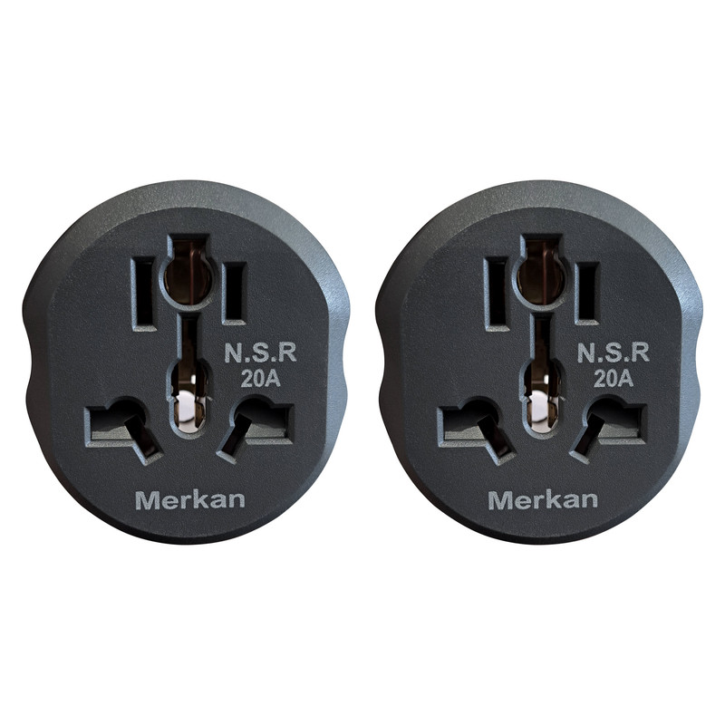 مبدل برق 3 به 2 مرکان مدل MS.20 بسته 2 عددی