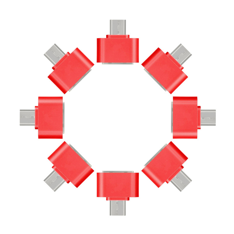مبدل microUSB به USB مدل DST-O8 بسته 8 عددی