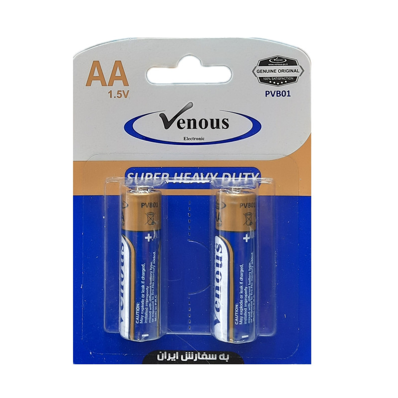 باتری قلمی ونوس مدل PVB01 بسته 2 عددی
