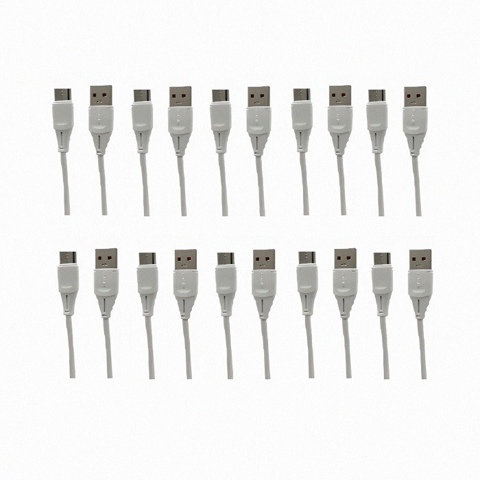 کابل تبدیل USB به USB-C مدل 55 - S01t  طول 1 متر مجموعه 10 عددی