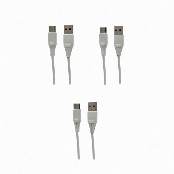 کابل تبدیل USB  به usb-c  مدل s01T A طول 1 متر مجموعه 3 عددی