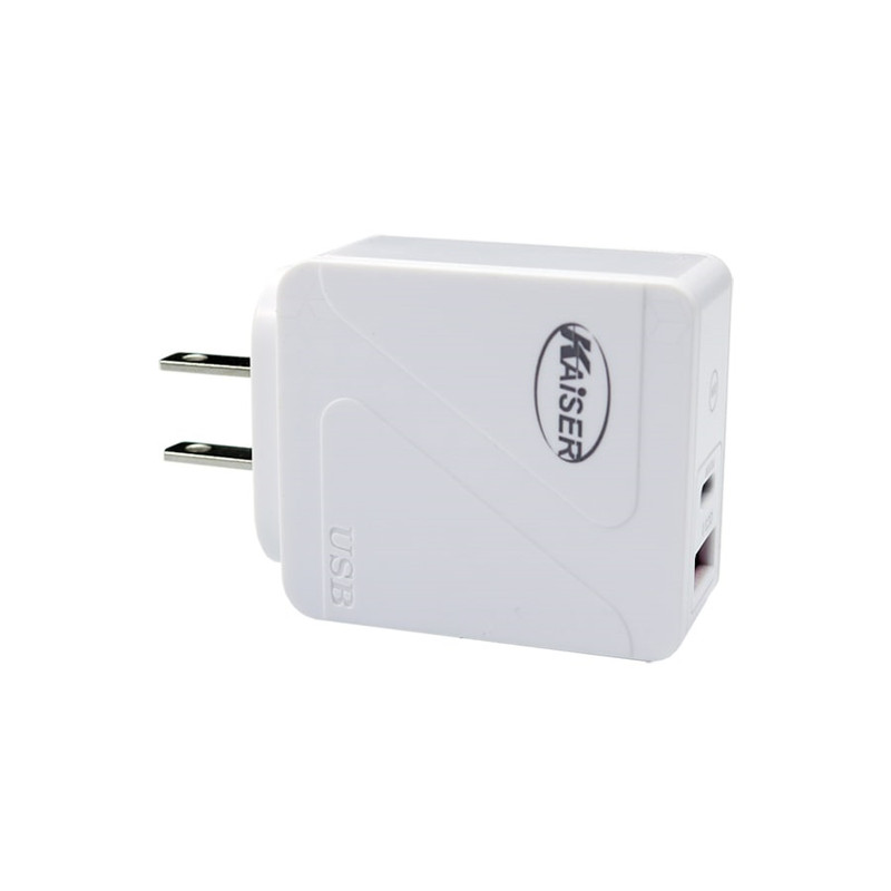 شارژر دیواری 20 وات 2 پورت کایزر مدل K-1001