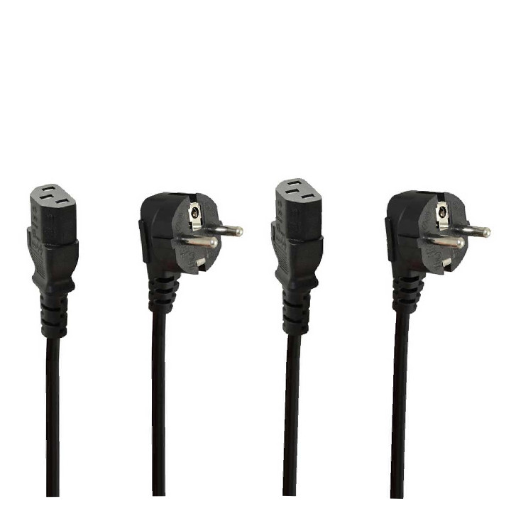 کابل برق سه پین کامپیوتر ایکس پی پروداکت مدل CCTV طول 1.5 متر بسته دو عددی