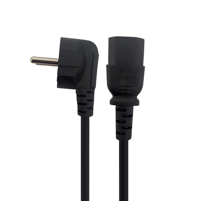 کابل برق سه پین منبع تغذیه کامپیوتر مدل 108 طول 1.5 متر