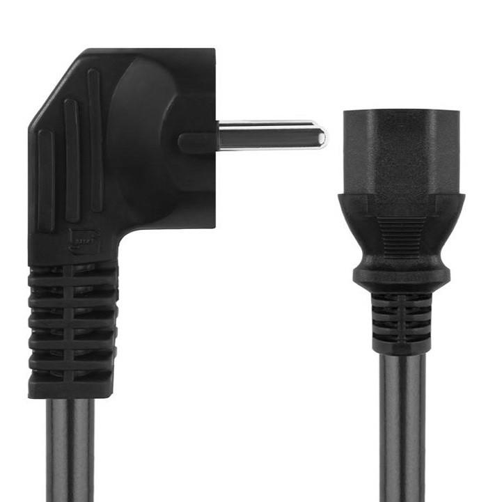 کابل برق سه پین منبع تغذیه کامپیوتر مدل D-15 طول 1.5 متر