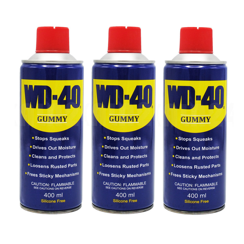 اسپری روان کننده گامی مدلWD-40 حجم 400 میلی لیتر بسته سه عددی