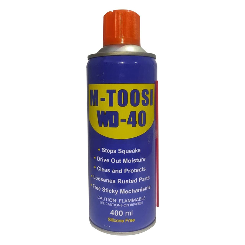 اسپری روان کننده و ضد زنگ دبلیو دی 40 مدل BG-1 حجم 400 میلی‌لیتر