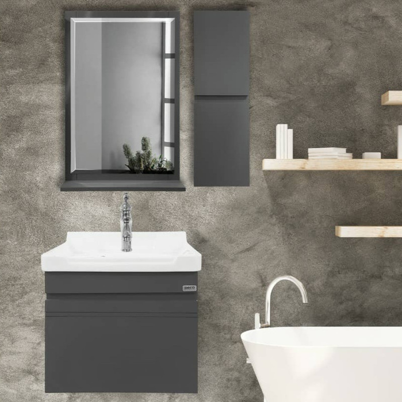 ست کابینت و روشویی مدل 2025 به همراه آینه و باکس