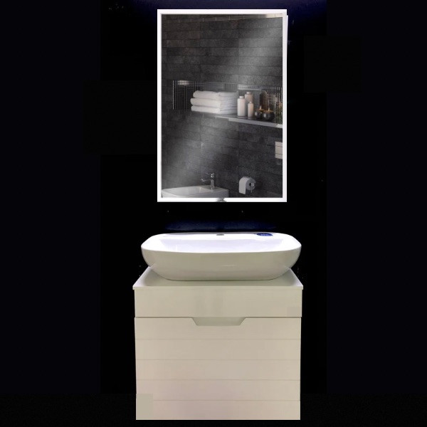 ست کابینت و روشویی مدل آروشا 60 به همراه آینه