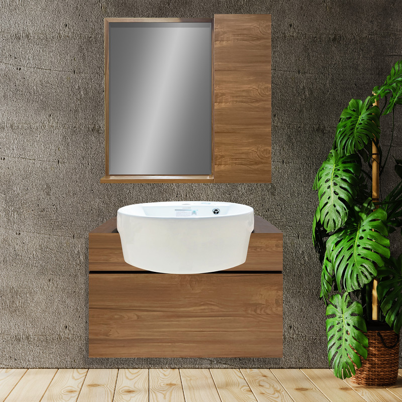 ست کابینت و روشویی مدل Z57 به همراه آینه و باکس