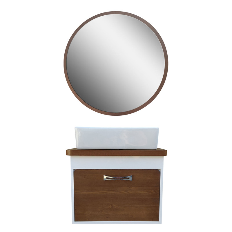 ست کابینت و روشویی مدل aylar1 به همراه آینه