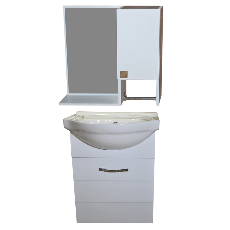 ست کابینت و روشویی مدل هیوا کد 111 به همراه آینه و باکس