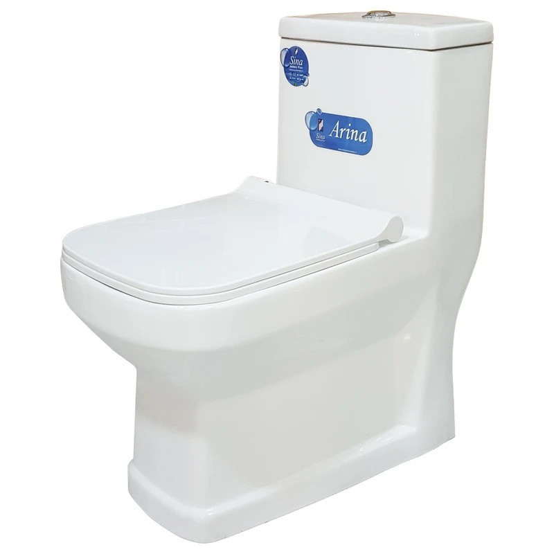 توالت فرنگی دو زمانه سینا چینی مدل آرینا