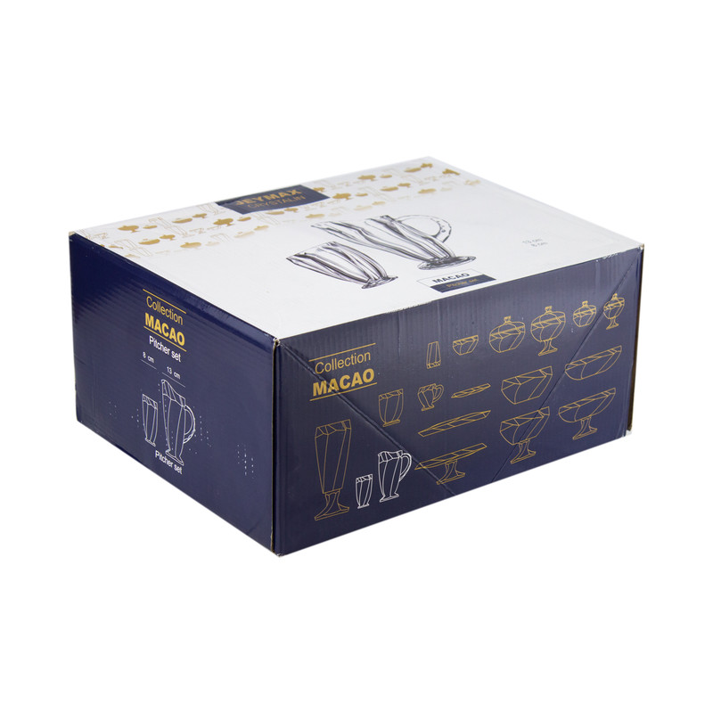 ست پارچ و لیوان 7 پارچه مدل کریستال ماکائو