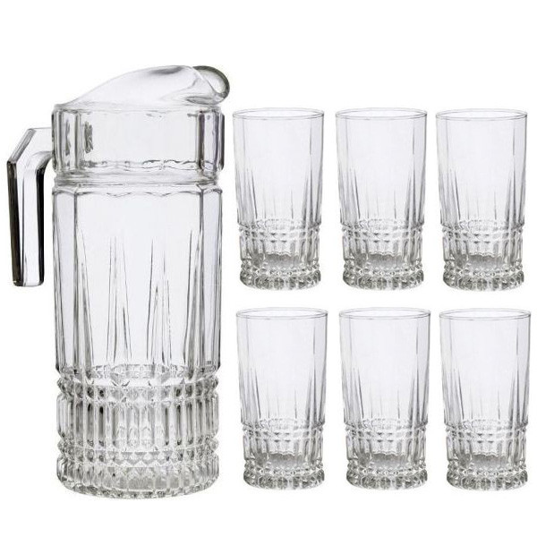 ست پارچ و لیوان 7 پارچه لومینارک مدل Elysees