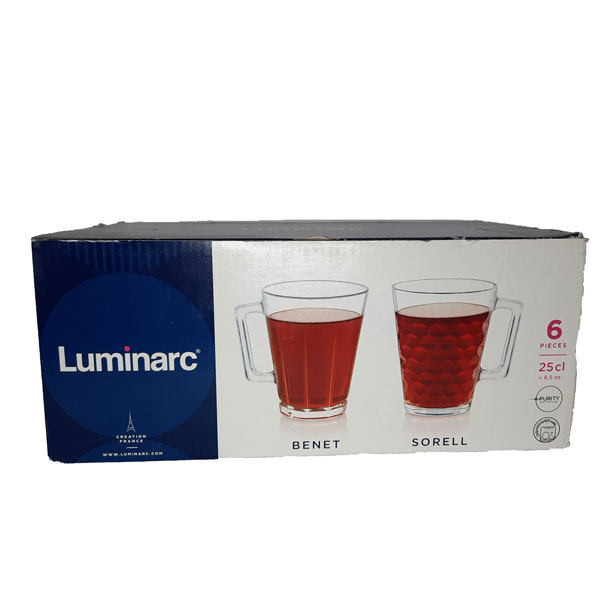 لیوان لومینارک مدل LACENE  بسته 6 عددی