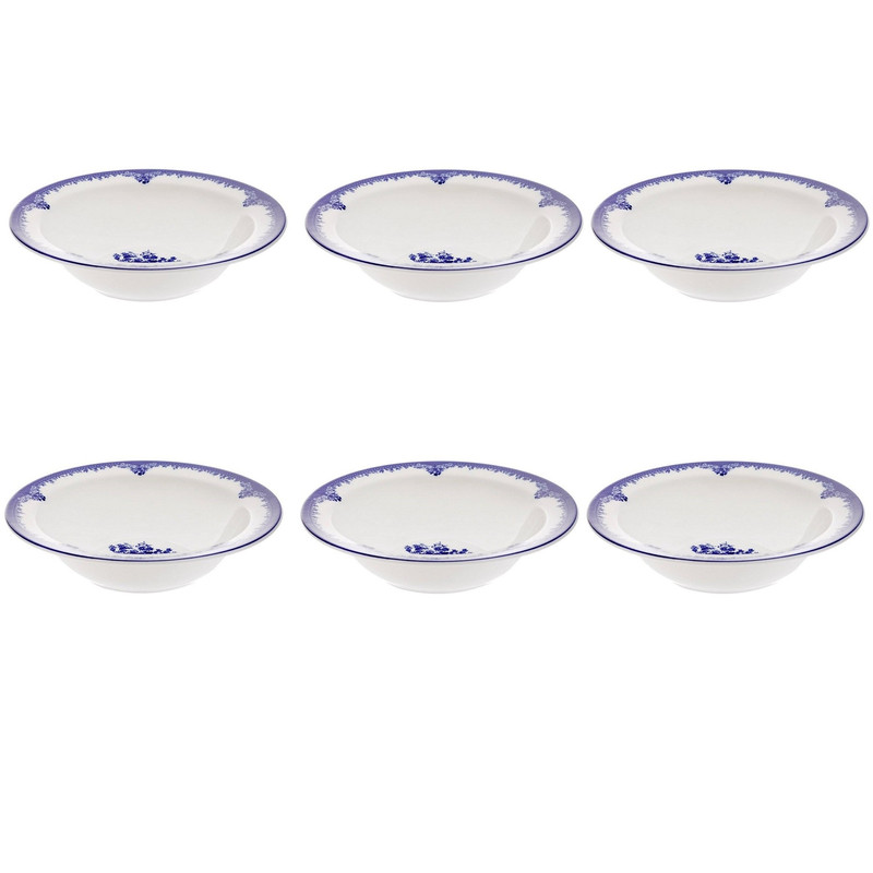 پیاله چینی زرین ایران سری ایتالیا اف مدل فلورانس بسته 6 عددی درجه عالی