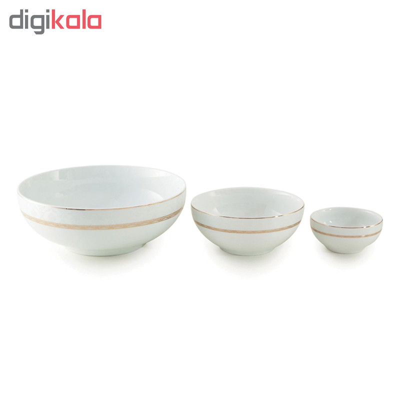 ست کاسه 13 تکه چینی زرین ایران سری ایتالیا اف مدل هدیه درجه عالی