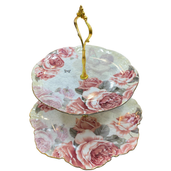 شیرینی خوری مدل گل رز کد 9026